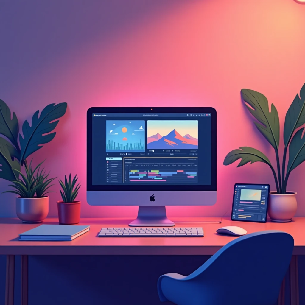 Video editing workspace