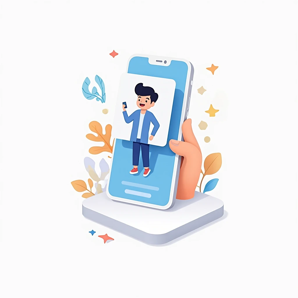 Aplicación de personalización en smartphone