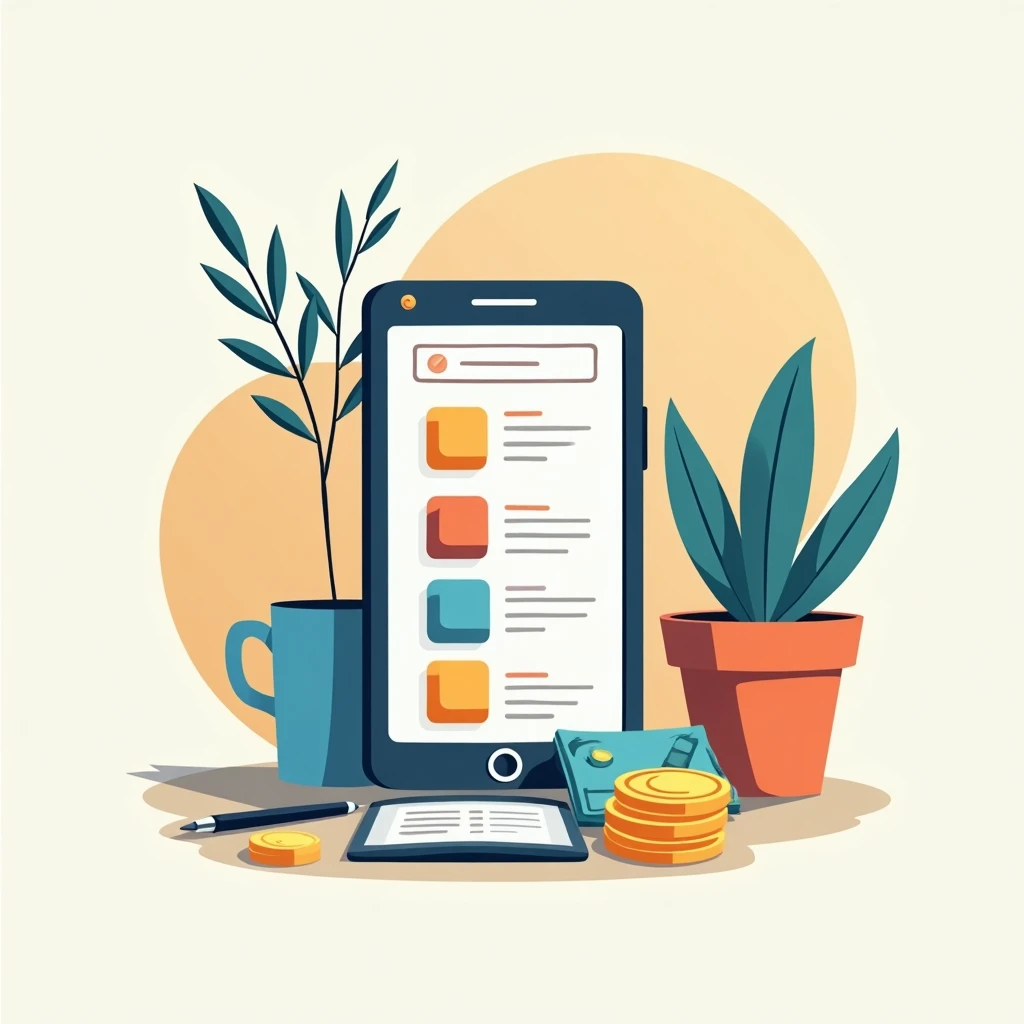 Interface d'application bancaire