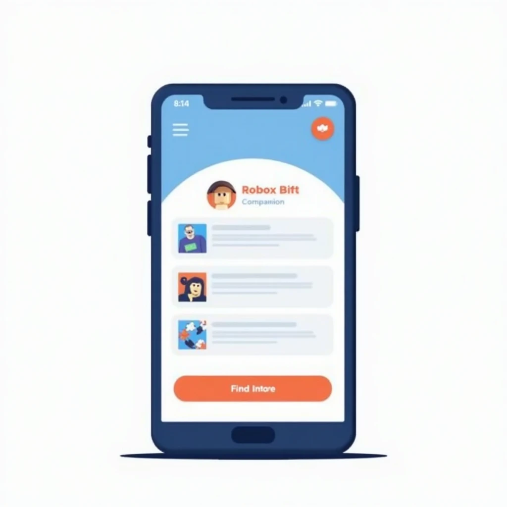 Roblox companion app interface