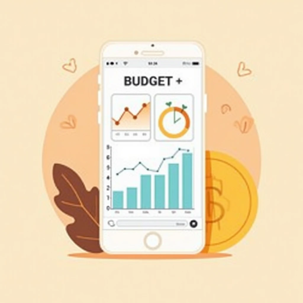 Budgeting app interface
